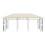 VidaXL vidaXL Pavillon mit Moskitonetz 6x3x2,73 m Creme 3