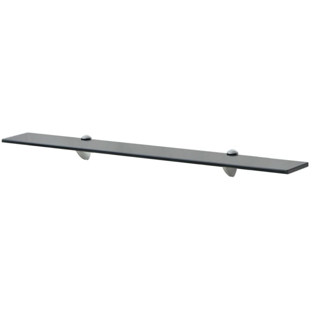 vidaXL Wall Floating Shelf Panel Glass Sheet Plate Storage Room Shelving Display