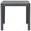 VidaXL vidaXL Gartentisch Anthrazit 78x78x72 cm Kunststoff 2