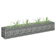 vidaXL Gabionen-Hochbeet Verzinkter Stahl 1803030 cm