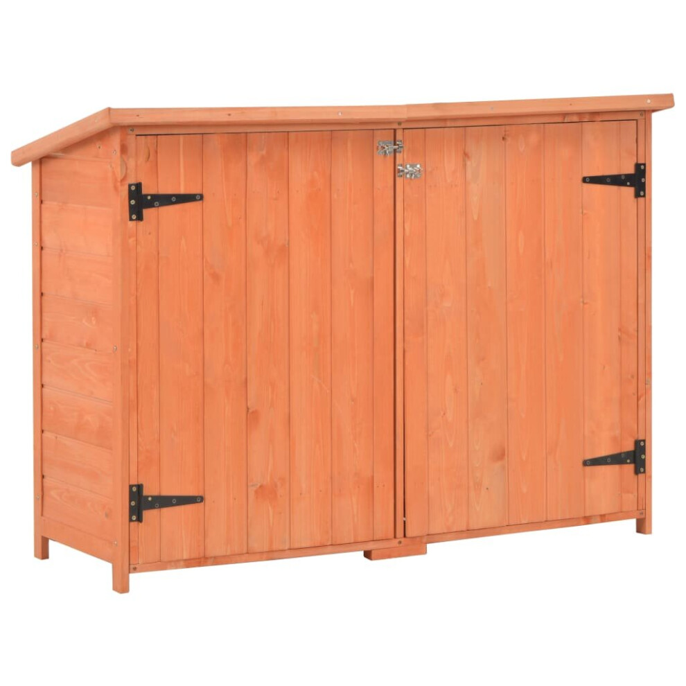 vidaXL Garden Storage Shed Outdoor Tool Storage Shade Patio Cabinet House Wood