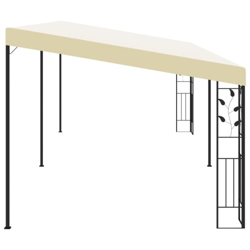 VidaXL vidaXL Wand-Pavillon 6x3x2,5 m Cremeweiß 2