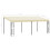 VidaXL vidaXL Wand-Pavillon 6x3x2,5 m Cremeweiß 6