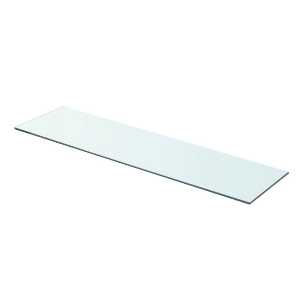 Shelf Panel Glass Clear 80x20 cm