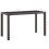 VidaXL vidaXL Gartentisch Braun 123x60x74 cm Poly Rattan 5
