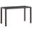 VidaXL vidaXL Gartentisch Braun 123x60x74 cm Poly Rattan 1
