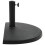 Parasol Base Half Round Polyresin 15 kg Black 2