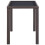 VidaXL vidaXL Gartentisch Braun 123x60x74 cm Poly Rattan 3