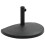 Parasol Base Half Round Polyresin 15 kg Black 1