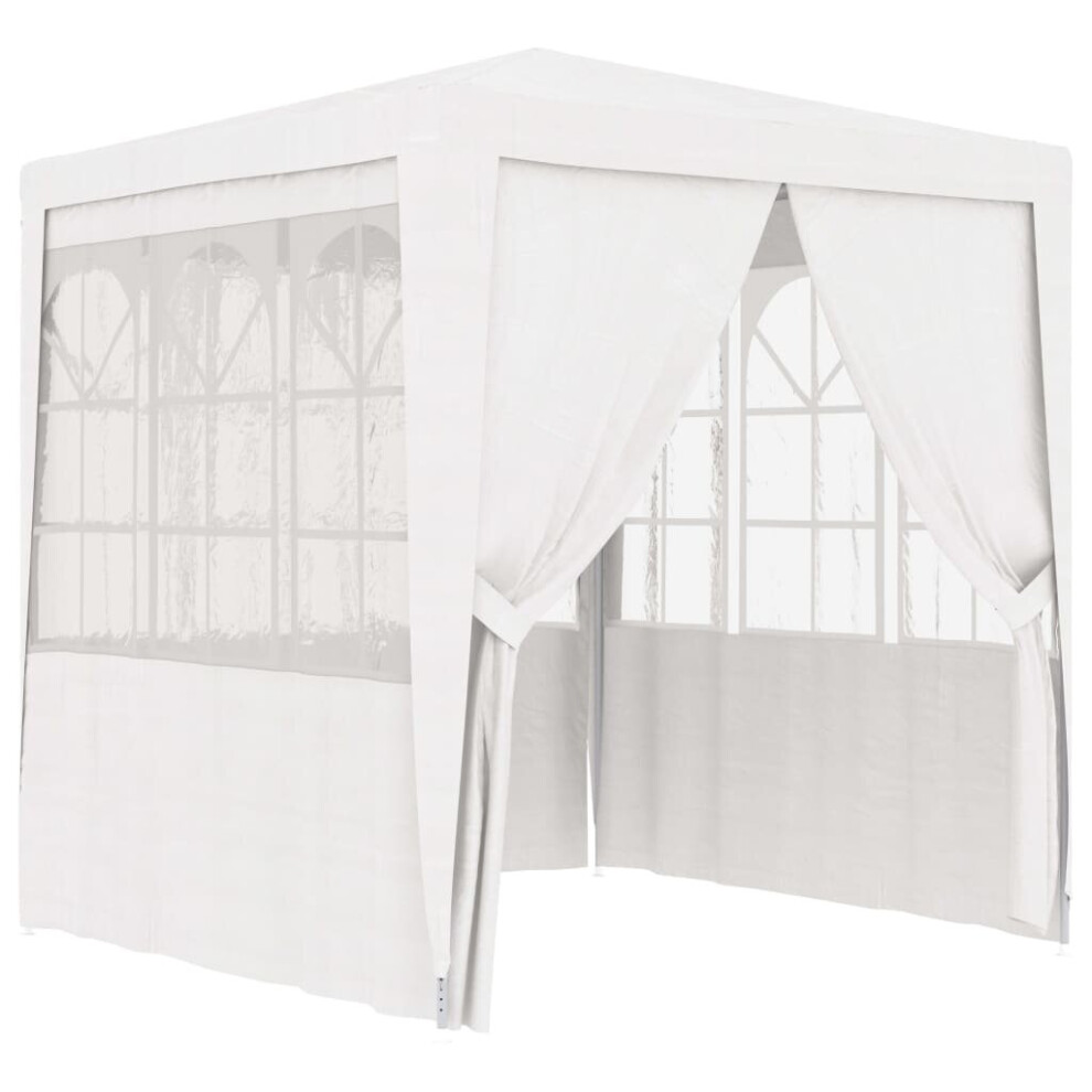 vidaXL Professional Party Tent with Side Walls 2m White Outdoor Canopy Gazebo