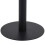 VidaXL vidaXL Bistro Table Light Brown 60cm MDF Coffee Bar Dinner Dining Desk Stand 4