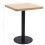 VidaXL vidaXL Bistro Table Light Brown 60cm MDF Coffee Bar Dinner Dining Desk Stand 5