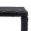 vidaXL sofabord, sort, 70x40x38 cm, polyrattan 4