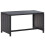 vidaXL sofabord, sort, 70x40x38 cm, polyrattan 1
