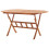 VidaXL vidaXL Solid Acacia Wood Folding Garden Table 135cm Dining Kitchen Yard Desk 5
