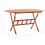 VidaXL vidaXL Solid Acacia Wood Folding Garden Table 135cm Dining Kitchen Yard Desk 8