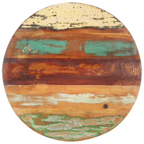 VidaXL vidaXL Round Table Top Coffee Table Top Dining Table Top Solid Reclaimed Wood 2