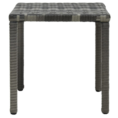 VidaXL vidaXL Sonnenliegen mit Tisch Poly Rattan Anthrazit 1