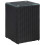 VidaXL vidaXL 3x Side Table with Glass Top Black Poly Rattan Accent Sofa End Stand 2
