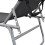 vidaXL foldbar liggestol med baldakin, grå, aluminium 2