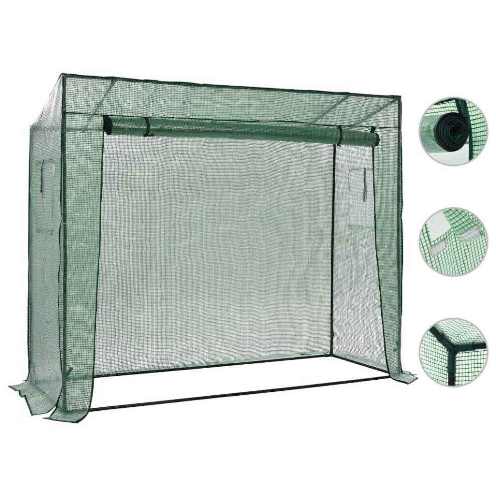 Vidaxl Walk-In Greenhouse Outdoor Backyard Garden Warm House Hobby Greenhouses
