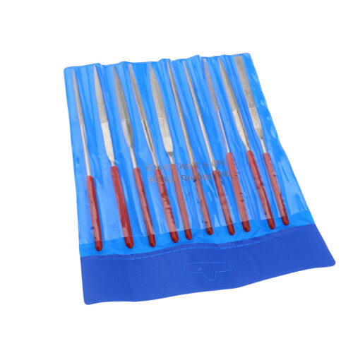 5 Pairs of Nut Fret Pin File Hole Slot Diamond Needle Guitar Luthier Repair Kit