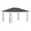 VidaXL vidaXL Pavillon mit Moskitonetz 4x3x2,73 m Anthrazit 180 g/m² 2
