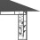 VidaXL vidaXL Pavillon mit Moskitonetz 4x3x2,73 m Anthrazit 180 g/m² 5