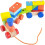 Wooden Train | Pull Along Toy with Colourful Stacking Blocks 2