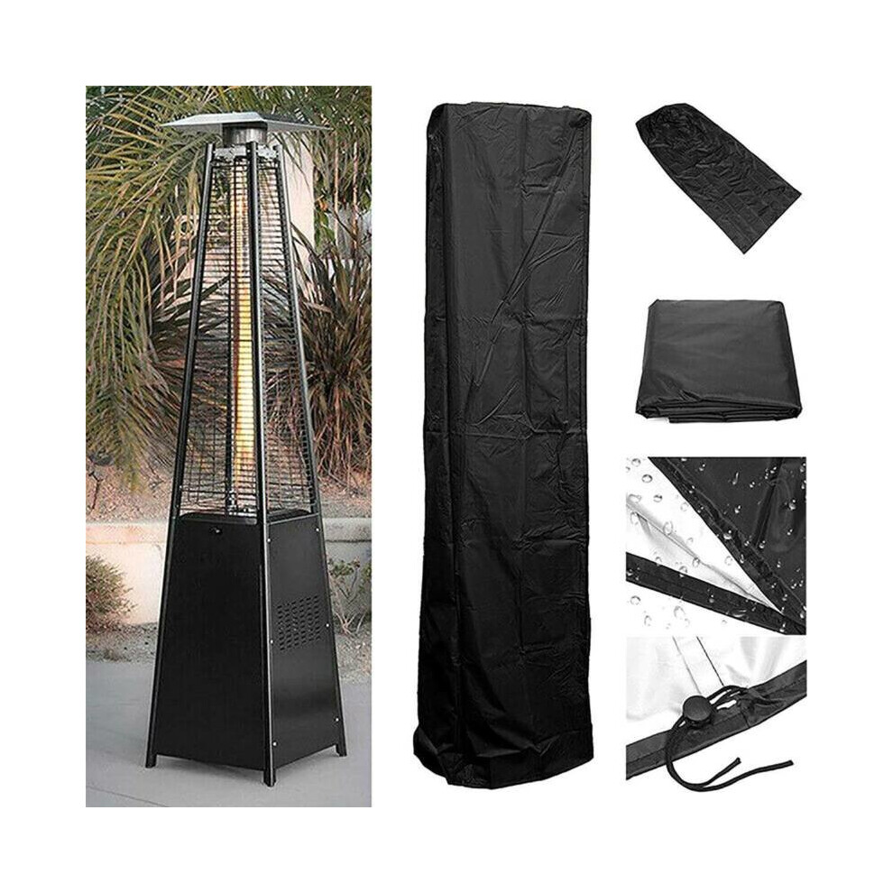 Waterproof Pyramid Flame Patio Gas Heater Cover Garden/Outdoor Dust UV Protector