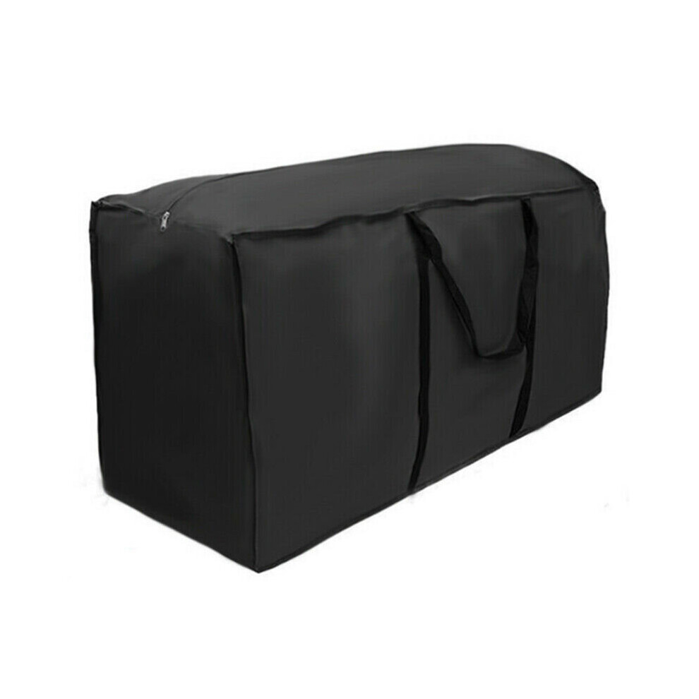 (173 X 76 X 51Cm) Outdoor Garden Furniture Cushion Waterproof Storage Bag Black