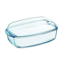 Pyrex 4937387 Essentials Glass rectangular Casserole high resistance 4,3L