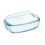Pyrex Pyrex 4937387 Essentials Glass rectangular Casserole high resistance 4,3L 1
