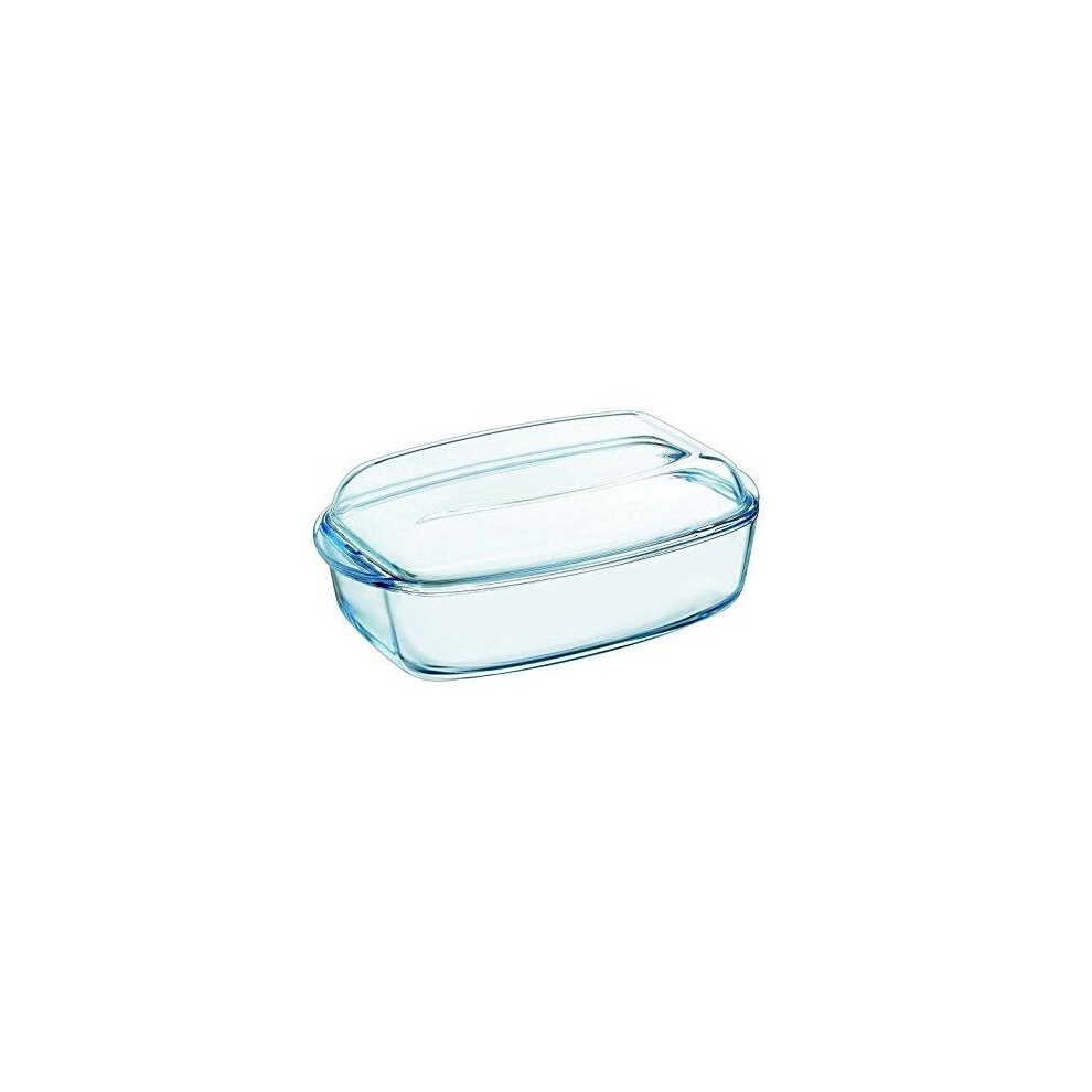 Pyrex 4937387 Essentials Glass rectangular Casserole high resistance 4,3L