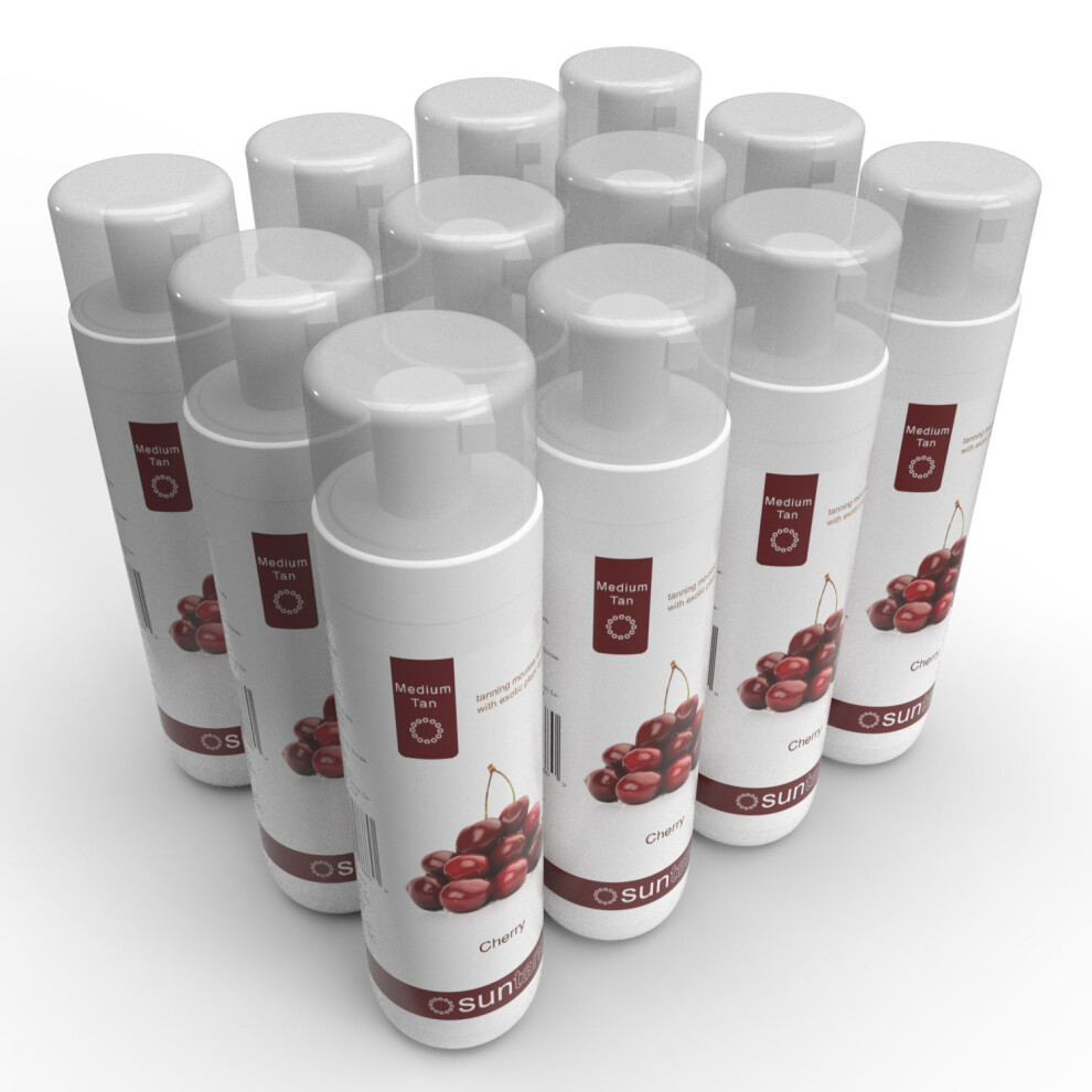 Black/White 12 X Suntana Cherry Mousse - Multi Buy