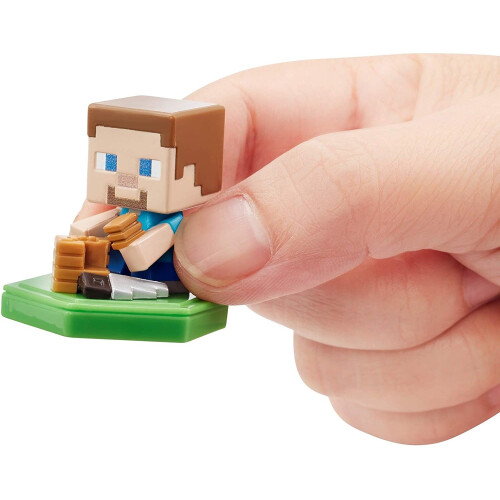 Mattel Offizieller Minecraft Boost Genoa Crafting Steve Mini Figur 2