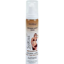 Dermas V10 Solkiss Self Tan Mousse with Aloe Vera - Medium, 100ml, Instant Colour, No Streaks