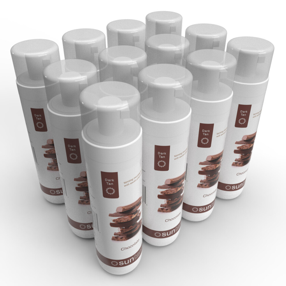 Black/White 12 X Suntana Chocolate Mousse - Multi Buy