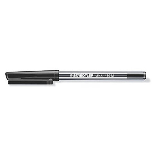 Staedtler Back to School essentials, stick ballpoint pen medium black 6pk 2