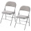Charles Jacobs (2) Charles Jacobs Folding Chair Cushioned Fabric Office Reception Padded Grey Frame 1