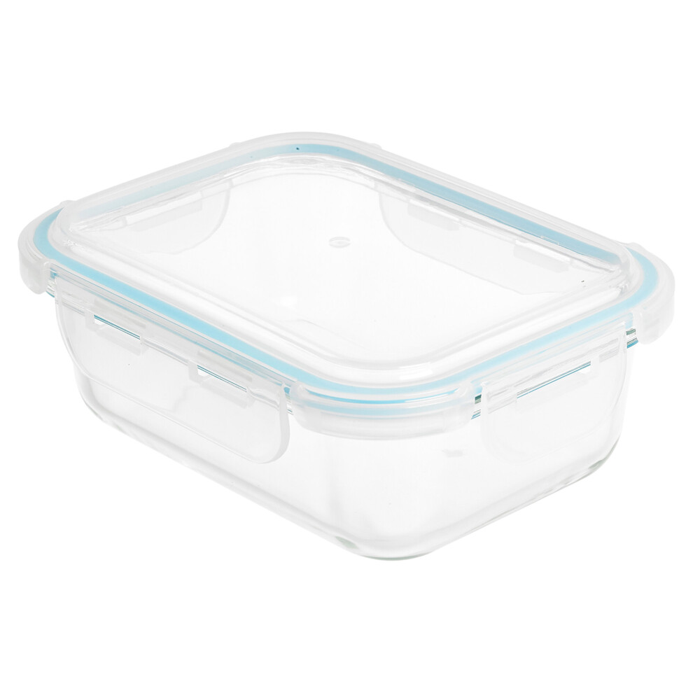 (Large - 1480ML) Food Storage Container | Clear Glass Oven Safe Box