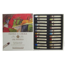 Sennelier Oil Pastels - 24 Still Life Assorted Colours