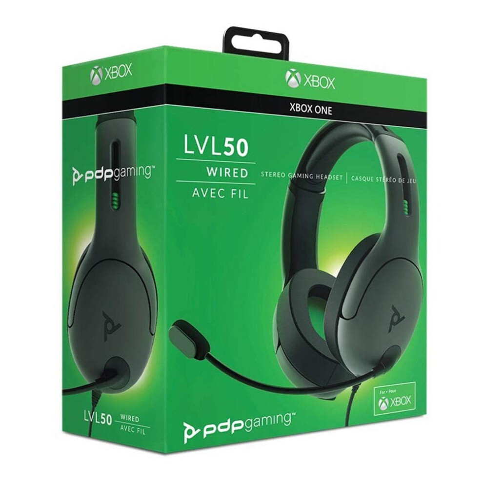 Pdp Lvl50 Wired Headset (Grey) (Xbox One) (New) Grey 708056064549