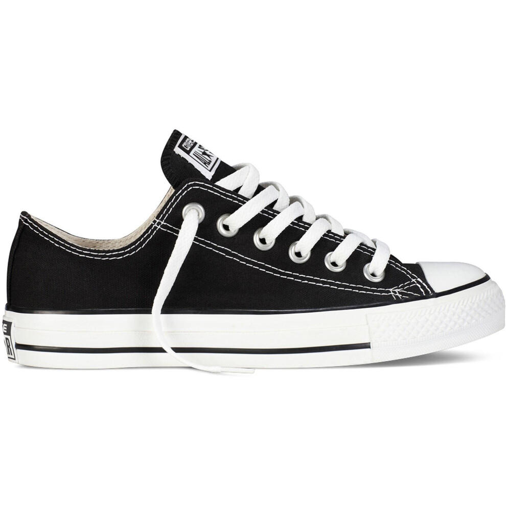 (UK 4 (EU 36.5), Low-Top Black) Converse Chuck Taylor All Star Ox Trainers Black