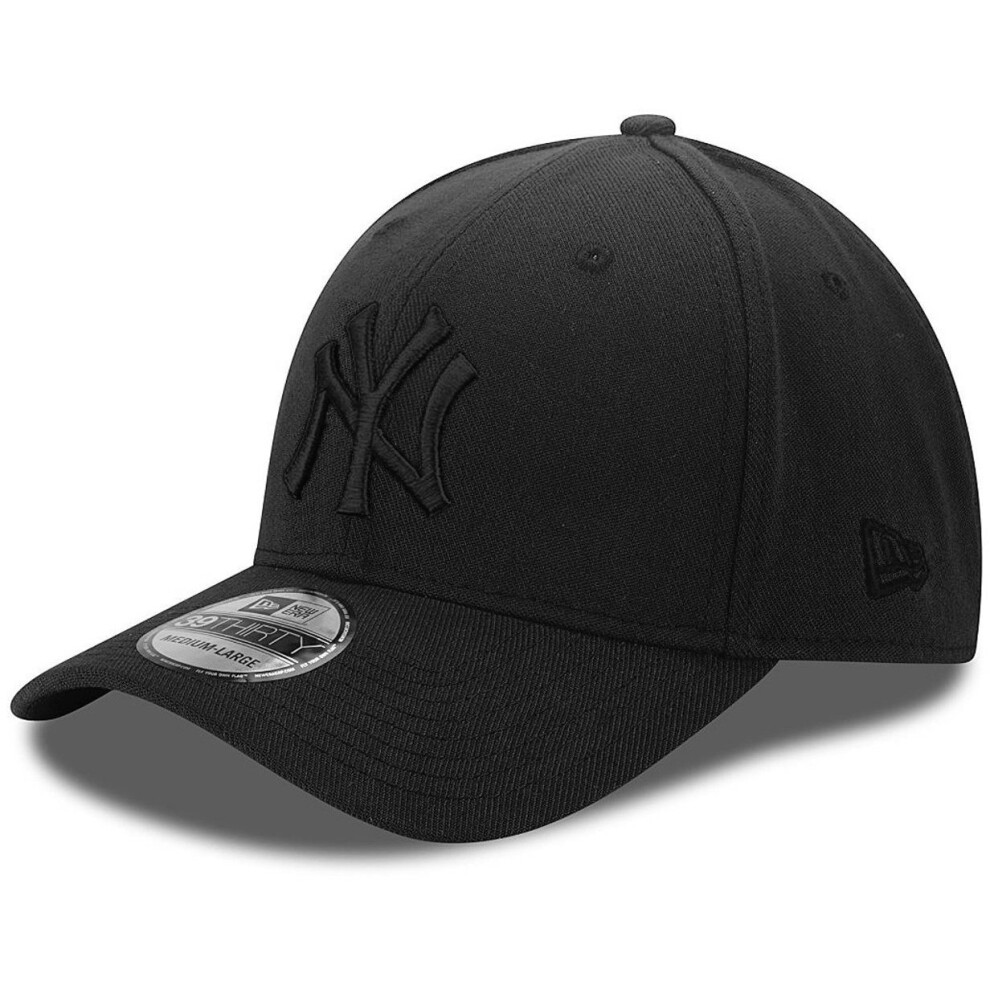 New Era 39THIRTY New York Yankees Classic Baseball Cap Black/Black - SM