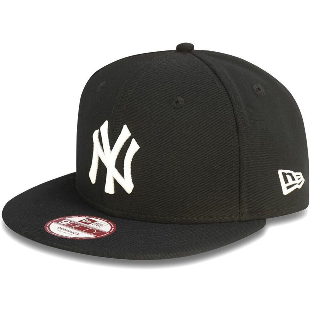 (SM, New York Yankees Black/White) New Era 9FIFTY New York Yankees Snapback Baseball Cap Black/White