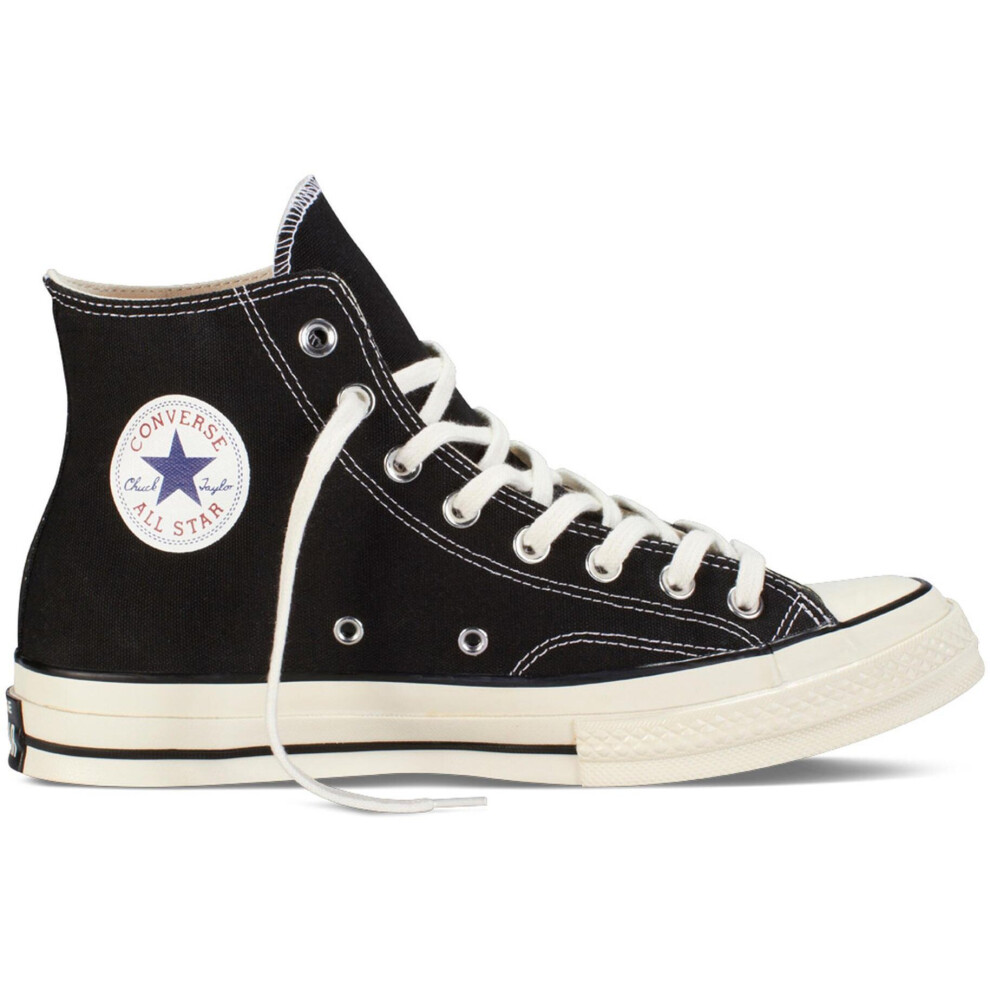 (UK 9.5 (EU 43), Black) Converse Chuck Taylor Unisex All Star Hi Trainers Black