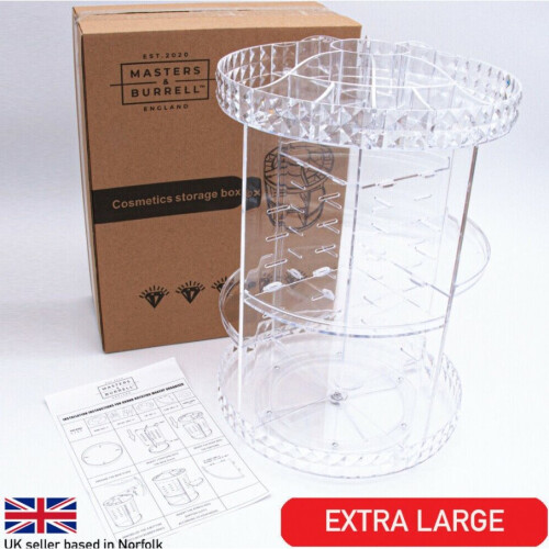 Rotating Makeup Organizer Storage 360 Degree Acrylic, Cosmetics Tidy 2