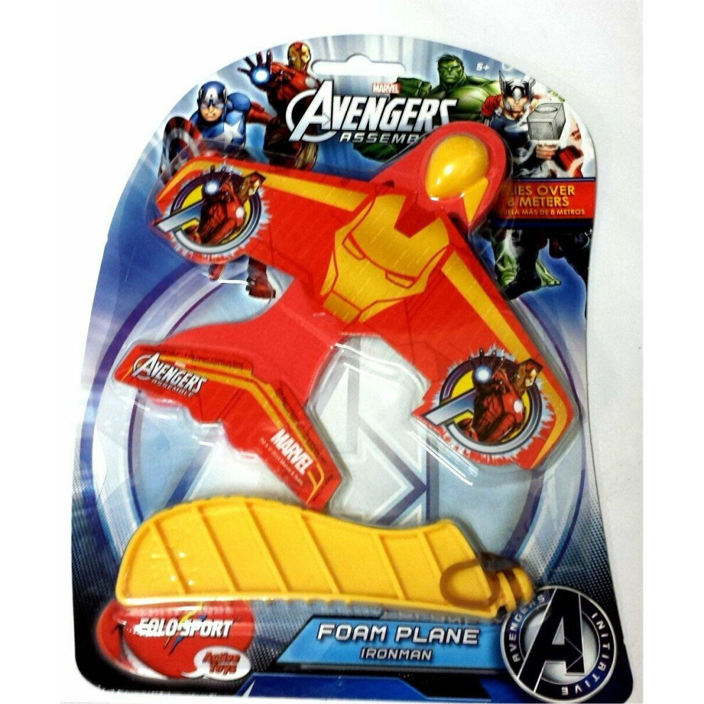 Marvel Avengers Assemble Foam Plane ~ IRONMAN