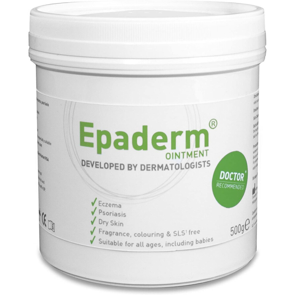 Epaderm Emollient For Dry Skin, 3-in-1 Emollient Ointment, - 500g